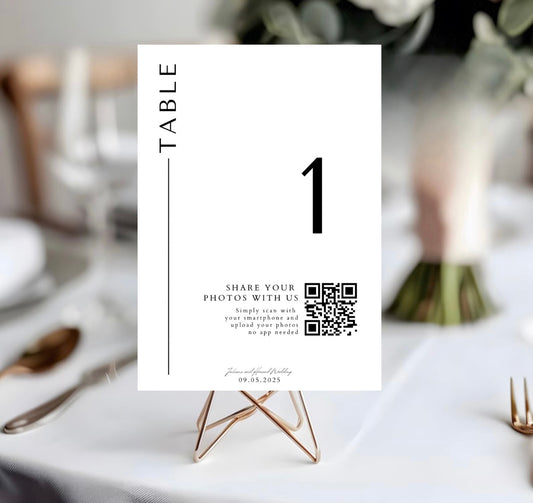 Wedding Table Numbers