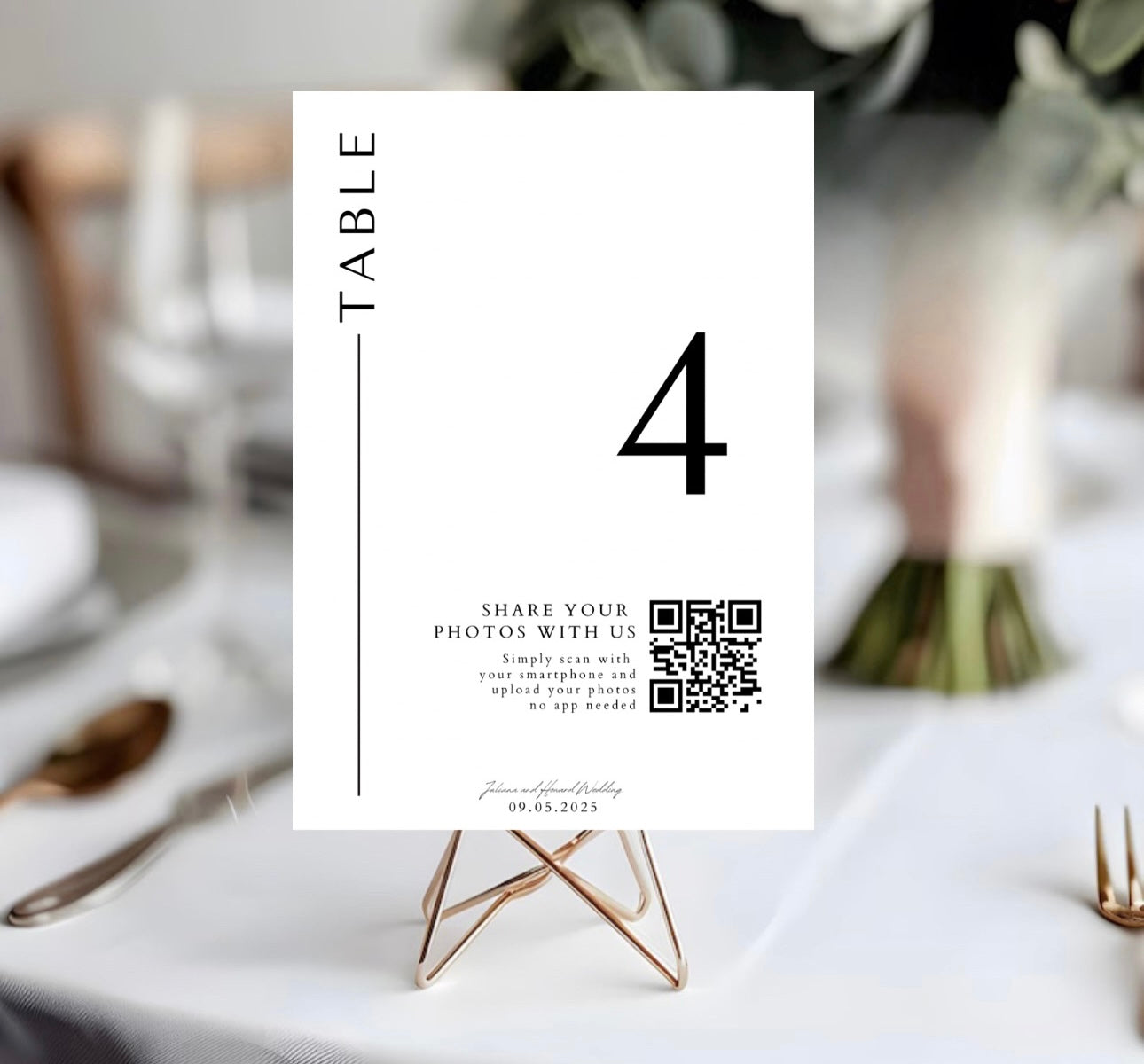 Wedding Table Numbers