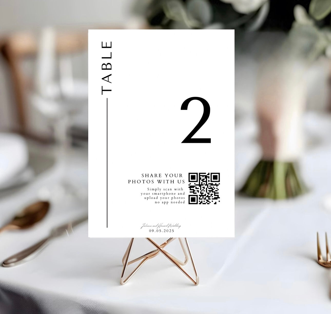 Wedding Table Numbers