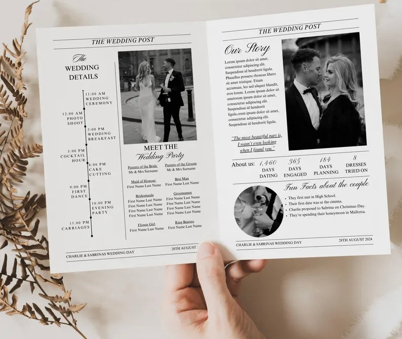 Wedding Newspaper